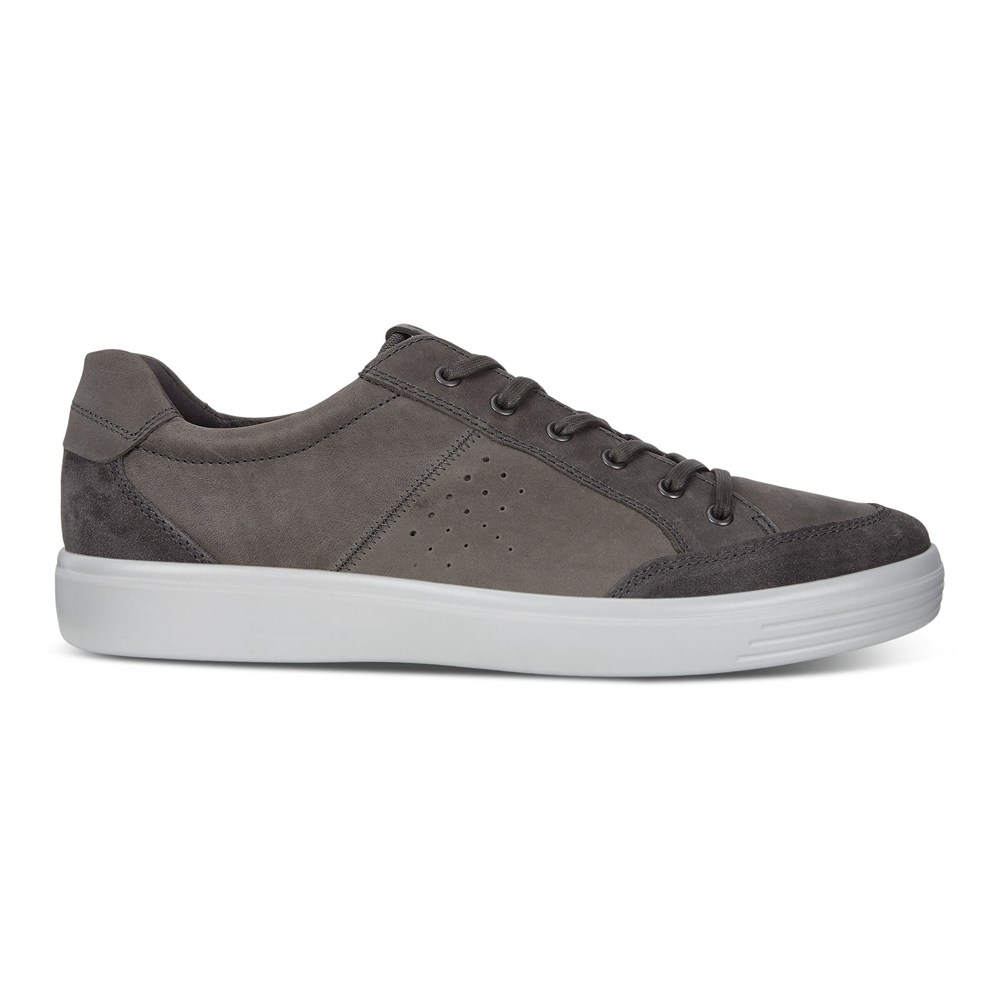 ECCO Mens Sneakers Dark Grey - Soft Classic - LQW-730491